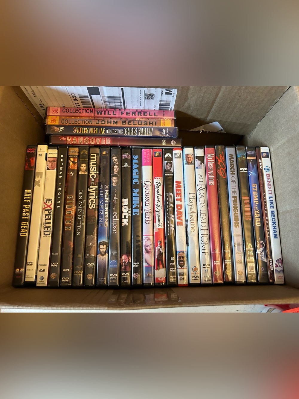 Assorted DVD Movie Lot - all discs included in cases and in playable condition.